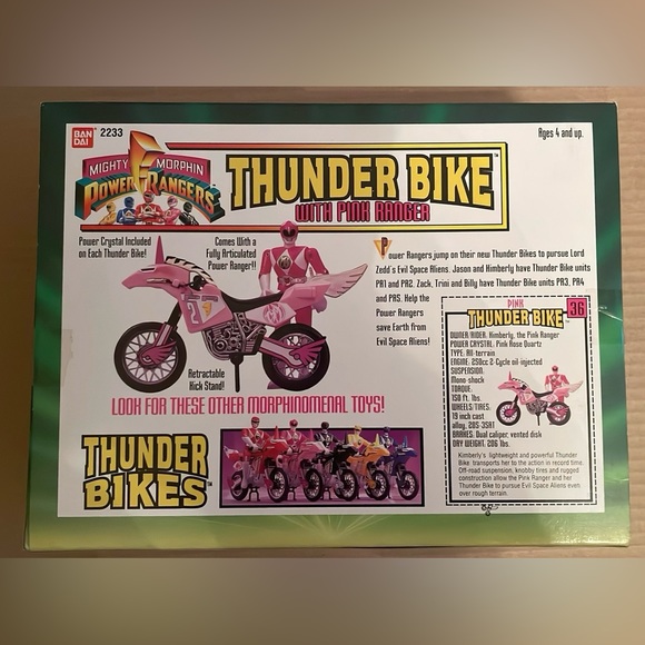 Might Morphin Power Rangers Thunder Bike - Picture 2 of 2